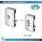 SH-33/50 high quality red&blue new type glass bathroom shower lock