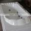 solid surface drop in acrylic soaking bathtub,3mm thickness acrylic long tub