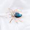 rose gold Spider animal diamand brooches in bulk cheap wholesale price bulk