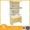 Wooden fashion cosmetic shop showcase design , Cosmetic display cabinet with mall kiosk furniture