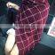 New Style Winter Ladies Fashion Tassel Woven Wool Plaid Shawl