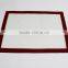 Customized nonstick silicone pastry mat silpad silicone baking mat set microwave silicone macaron baking mat 40x60cm