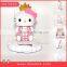 2016 Beautiful Plastic Solar panel hello kitty toy For car For Decoration