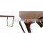 Antique and simple office table and chair study table set high quality wooden table and chair