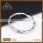 Fashion high quality 28mm rippled split keyrings