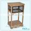 New Design Tall Storage Antique Fir Wood Side Cabinet