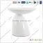 T-108 H# White Polyresin Coffee Table