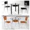 low price round glass folding dining table factory sell directly YY27
