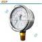 Shock resistant half Stainless steel case manometer glycerin filled pressure guage