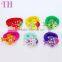 diy hair accessories resin glitter flower design 32 needles nylon custom printed elastic hair band for kids                        
                                                Quality Choice