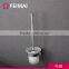 Sanitary Ware Bathroom Cleaning Brush Holder With Glass Cup