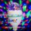 E27 Color Changing Led Rotating Lamp Mini Crystal Magic Ball Light