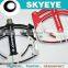 Super cool spare bicycle pedals B-338 Aluminum and rubber Colored scooter bicycle pedal for road bike