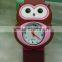 quartz wholesale silicone cute cartoon owl clap watches with animal charactors