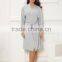 women 100%cotton nice bathrobe with edging