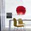 Unique Suspension Lamps Green white Red Colors with 3*E27 for Dinning Rooms