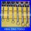 Double open end flat wrench spanner use chrome vanadium