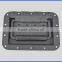Large flight case handle with spring loaded