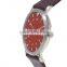 luxury genuine leather unisex watches men stainless steel watch quartz watch waterproof flat leather strap watch