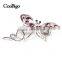 Fashion Jewelry Rhinestone Dragonfly Brooch Women Girls Dresses Hijab Scarf Party Promotion Gift Apparel Promotion Accessories