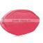 Promotion lip shape leather cosmetic bag, christmas gift bags