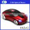 wired usb car optical mouse with blue headlight