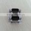 2015 high quality double port d-sub 9p male to 9p male right angle connector