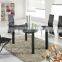 Modern Elegant Leather Metal Dining Table and Chairs Z608-1                        
                                                Quality Choice