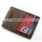 China supplier faux leather or pu leather money clip wallet