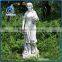 hotsale life-size female fiberglass women garden statue