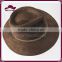Fedora Hat Wide Brim Suede Panama Hat Brown Wholesale Men Fedora Hat