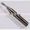 tungsten solid carbide single spiral flute end mill cutter for acrylic materials etc cutting tool