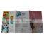 Fold paper leaflet flyer printing, leaflet printing, advertising leaflet printing