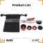 for IPhone IPad Samsung LG HTC Smartphone DSLR Lens 198 Degree Fisheye Lens Selfie Wide Lens 20X Macro Lens Clip Camera Lens