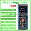 USB color display laser distance meter digital , 0.05m -100m laser meter distance TL-U100