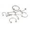 10 Pieces 16G Steel Body Piercing Mixed with Nose Ring/Labret/Eyebrow Jewelry/Tongue Ring