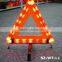 led car emergency warning triangle/led triangle warning sign