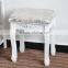 Fashion living room used top grade wood footstool