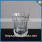 clear chinese knot crystal wine glass with stem