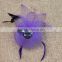hair clips Lady girls kids Hat Fascinator feather nice lovely Hair Accessories decor