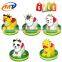 Animal bumper car kiddie riding game walking animal riding game car