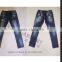 Wholesale Patchwork Grinding Jeans Men With Moustache