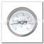 High quality all stainless steel thermometer for high temperatures with crimped ring