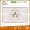 Plastic (PC) american 10A 3Gang 1Way Wall Switch (Electrical switch)