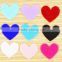 New arrival planar resin resin cabochons heart with glitter for kids phone accessaries