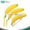 Fashion design item of silicone cheap banana coin purse