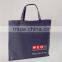 Wenzhou Popular Black Non Woven Tote Bags,polyester Shopping Bag Used for Promote And Advertising