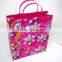 fashion PP shopping bag/pvc pink clothes packing bag