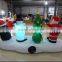 Newest Xmas Decorations Inflatable Christmas Band with Santa ,Deer, Snowman and Penguin/ Inflatable Quartet