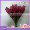 decorative PU artificial flower mini tulip bouquets
